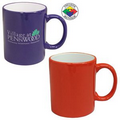 11 Oz. 2 Tone Color of the Year mug (Tangerine/White)